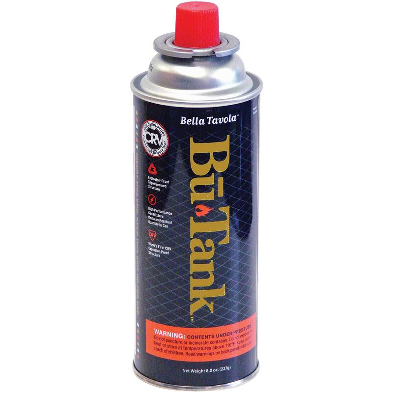 BuTank Fuel Cartridge with Notch Collar, 8oz image number 0