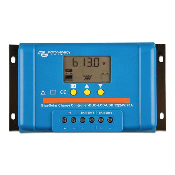 Victron Energy BlueSolar PWM DUO-LCD&USB 12/24V-20A image number 0