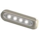 4-LED Flat-Mount Deck Light, White Housing image number 0