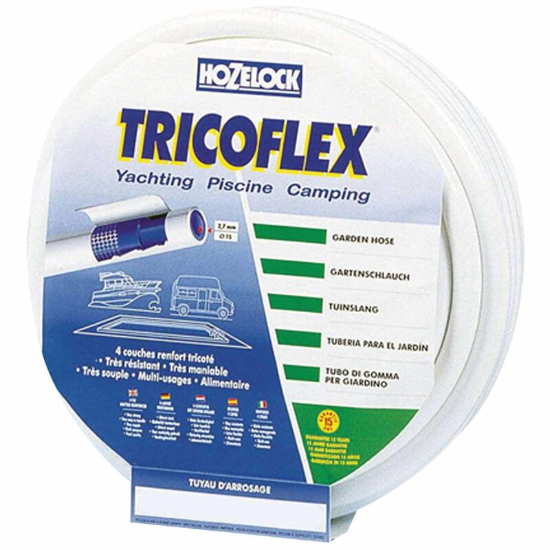 Tricoflex Water Hose, 15mm x 25 m, White image number 0