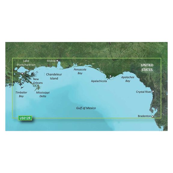 VUS012R Tampa to New Orleans BlueChart g3 Vision microSD/SD Card image number 0