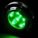 Round Six LED Underwater Light with Stainless Steel Bezel, RGBW, 2-Pack image number 3