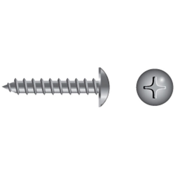 Stainless Steel Phillips Truss-Head Tapping Screws image number 0