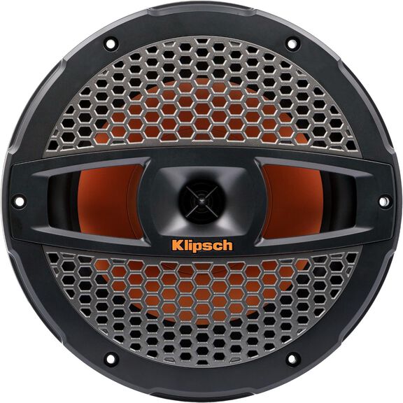8.5" Marine Coaxial Speakers with Onyx Steel Colored Grilles image number 0