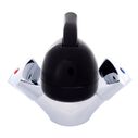 Trinidad Head/Shower Combo Faucet Large Black Sprayer No Hook, 6' Black Rubber Hose Chrome/Black image number 4