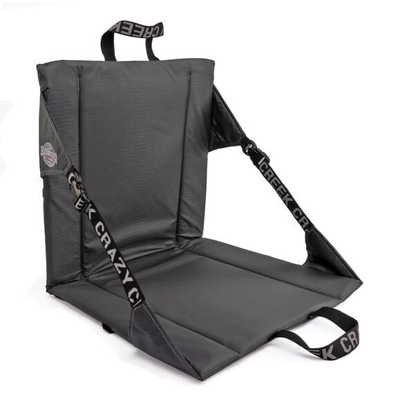 Crazy Creek Original Chair Perfect for Stadium Seats, Camping, Hiking & More, Comfort On All Terrains, Adjustable Straps, Lightweight Design, Water-Resistant, Slate image number 0