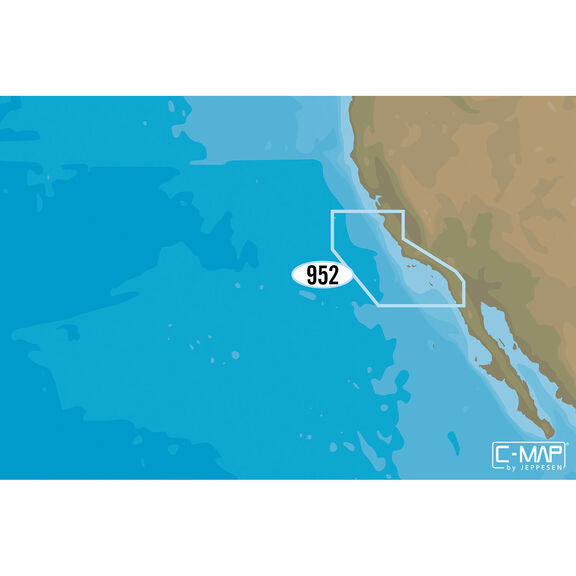 NA-M952 San Diego to Santa Cruz C-MAP MAX Chart microSD/SD Card image number 0