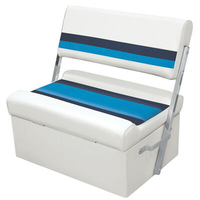 Flip-Flop Seat - White/Navy/Blue