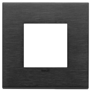 Vimar Eikon Total Look 22642.13 2-Module Cover Plate, Silver