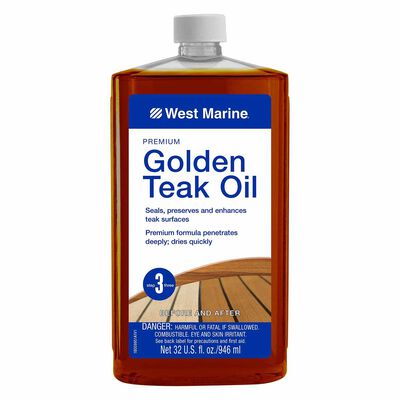 Premium Golden Teak Oil, Quart
