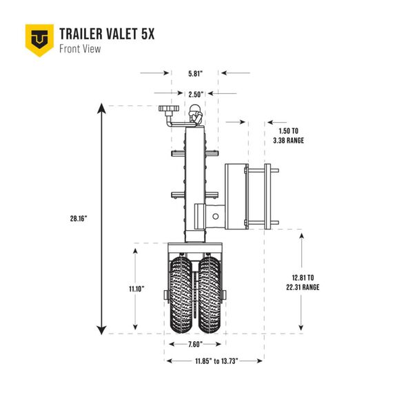 Trailer Valet XL 5,000 lbs Mover with TVDA image number 4