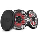 8&rdquo; Marine 2-Way Hybrid Speaker with RGB LED, Compression Driver and Neodymium Magnet, 350W RMS 4-Ohm, Matte Black image number 0