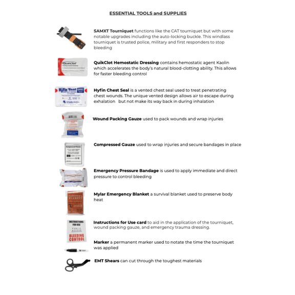OceanMedic 911 Emergency Kit Bleeding Control image number 5