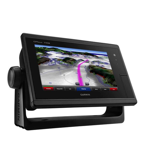 GPSMAP 7408 Multifunction Display with Worldwide Basemap Charts image number 1