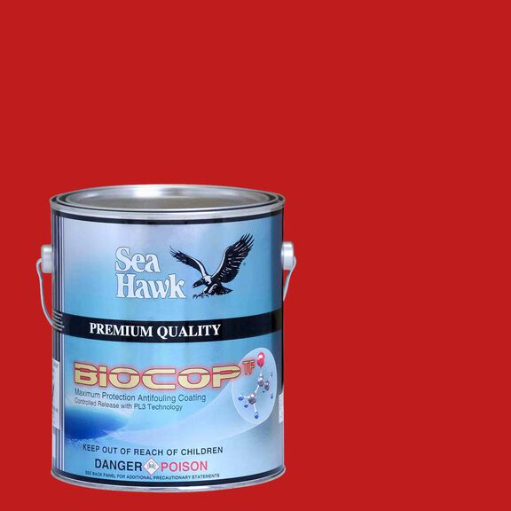 Biocop TF Antifouling Paint, Red, Gallon image number 0