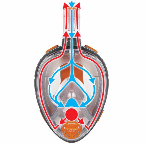 Aria Uno Snorkel Mask Combo, Small/Medium image number 5