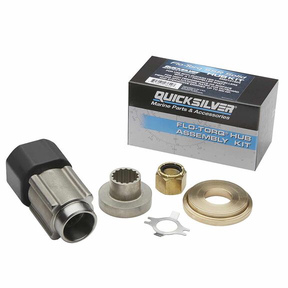 8M0101604 Flo-Torq SSR Solid Propeller Hub Kit Mercury 40 Hp CT - 350 Hp 4-Stroke Outboards with 1" Diameter Prop Shaft image number 1