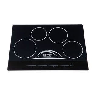 Bridge, Black, Four Burner Cooktop, Touch Control, Induction, w/Mat, Landscape, 240V