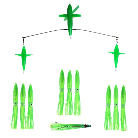 19&Prime; Side Tracker&reg; with 9&Prime; Floating Bulb Squid image number 0