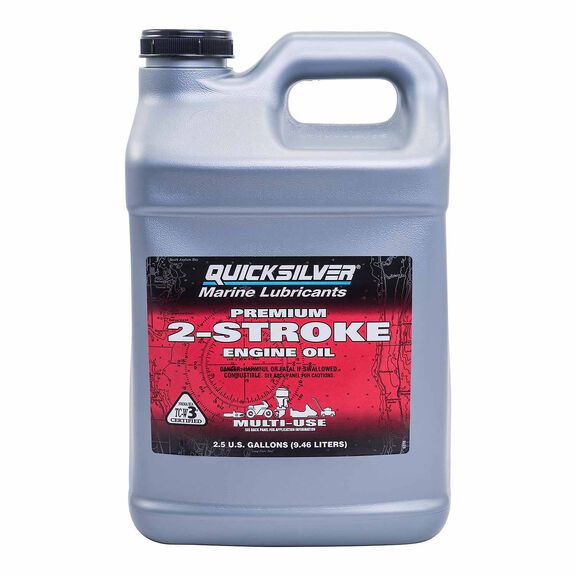 Premium 2-Cycle TC-W3 Outboard Oil, 2.5 Gallons image number 0