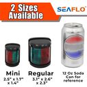 SEAFLO Mini Bi-Color LED Navigation Light Black image number 2