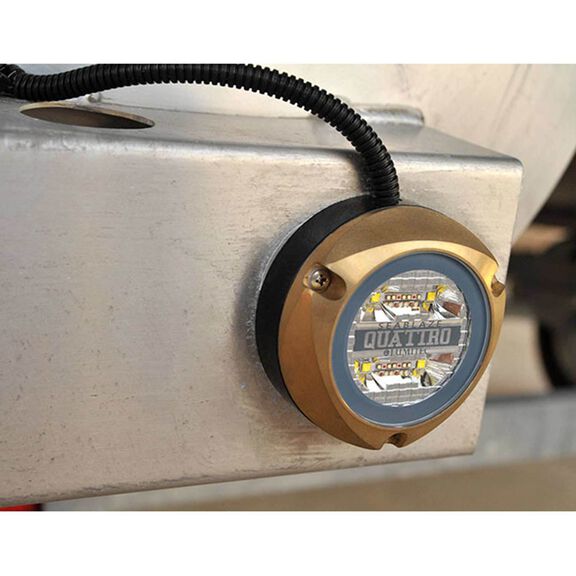 Zambezi Quattro Surface Mount Underwater Pontoon Light, 2,000 Lumen, Spectrum Full Color image number 5