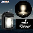 SEAFLO 11 Series LED Stern Navigation Light 12V IP67 White 2NM Mini Black image number 3