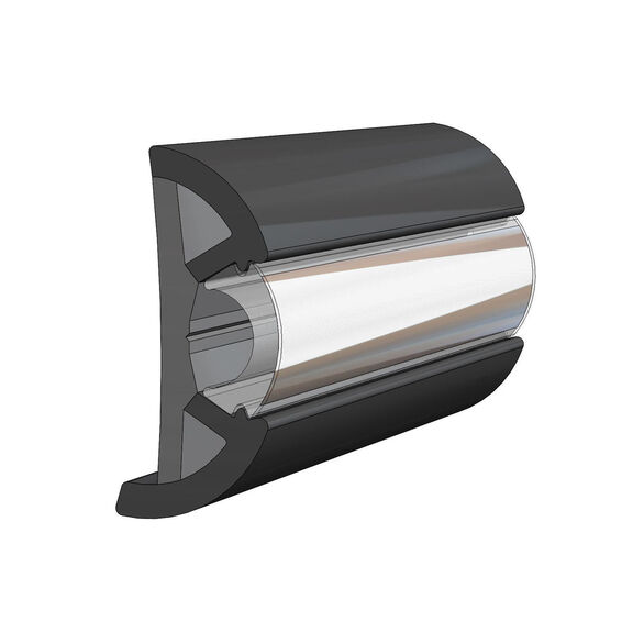 SuproFlex Large Rub Rail Black, 100' image number 0