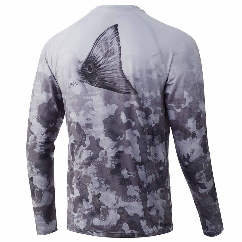 Men's Refraction Fish Fade Shirt image number 1