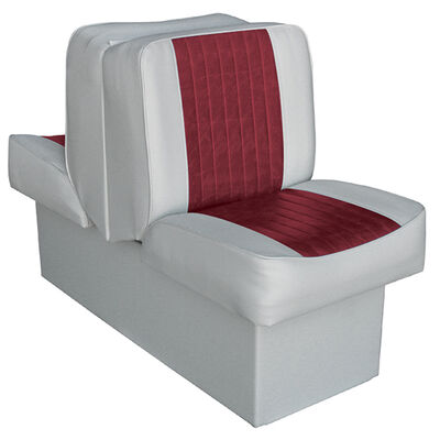 10" Base Run-a-Bout Lounge Seat, Gray/Red