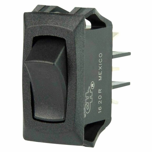 Curved SPDT Rocker Switch, On/On image number 0