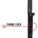 LX352 Founder's Collection Origin Knife Black, Stiletto Blade image number 4