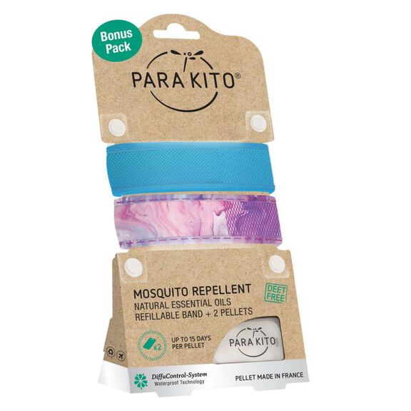 Mosquito Repellent Wristband Bonus (Saturn and Blue) image number 1