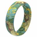 Guy Harvey Tropical Turtle Thin Silicone Ring image number 1