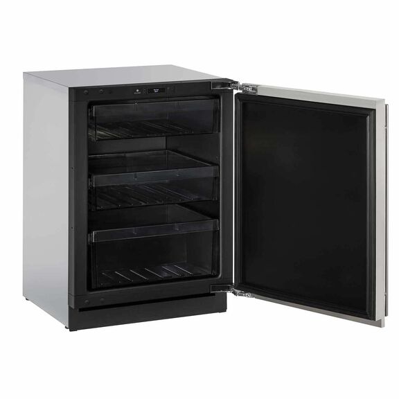 24" Stainless Solid Door Refrigerator image number 2