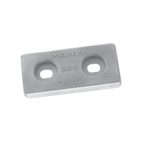 Bolt-On Magnesium Medium Hull Anode, 2.65" x 5.75" x 0.75" image number 0