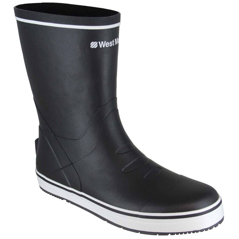 WEST MARINE Men's Short Rubber Deck Boots West Marine