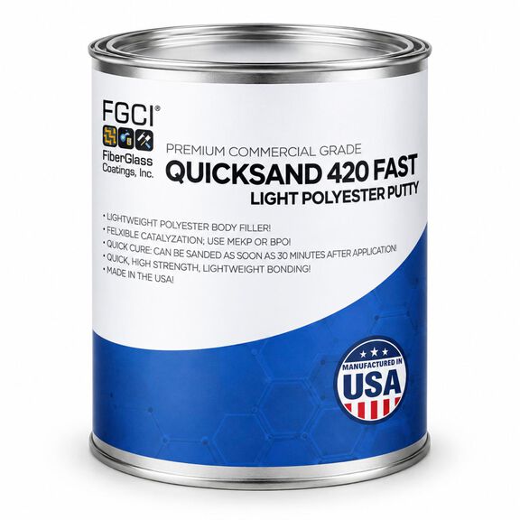 420 Ultra-Fast Lightweight Poly Putty Qt image number 0