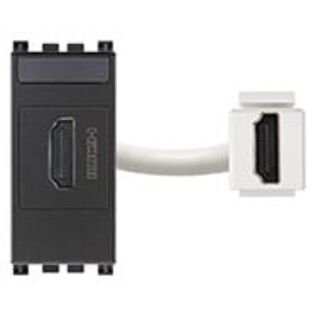 Vimar Arke HDMI 2.1b Socket Connector, Keystone Fixing, Grey