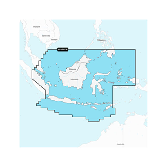Navionics+ AE023R Java and Borneo, Electronic Chart image number 0