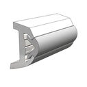 Rigid Artic White Rub Rail Kit, 1 7/8" x 1", 3 Pieces 7.5', 7.5' & 5' Lengths image number 0