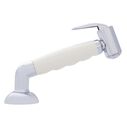 Deck-Mount Sprayer Hammer-Head Warm White Sprayer w/Elbow, 10' White Rubber Hose, Elite Holder image number 2