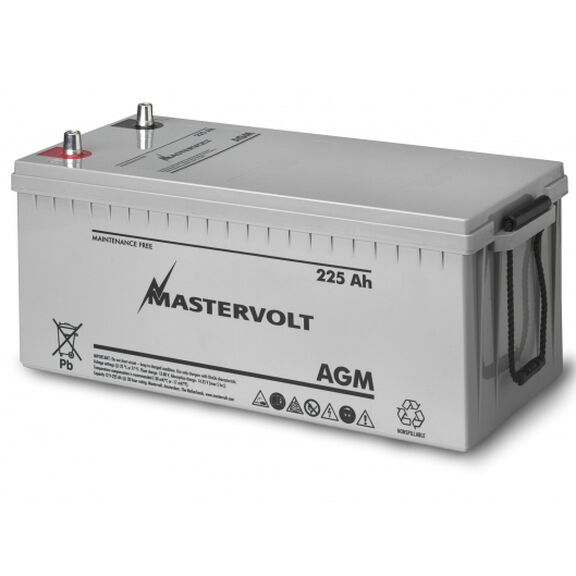 AGM 12/225 Group 8D Sealed Marine Battery image number 0