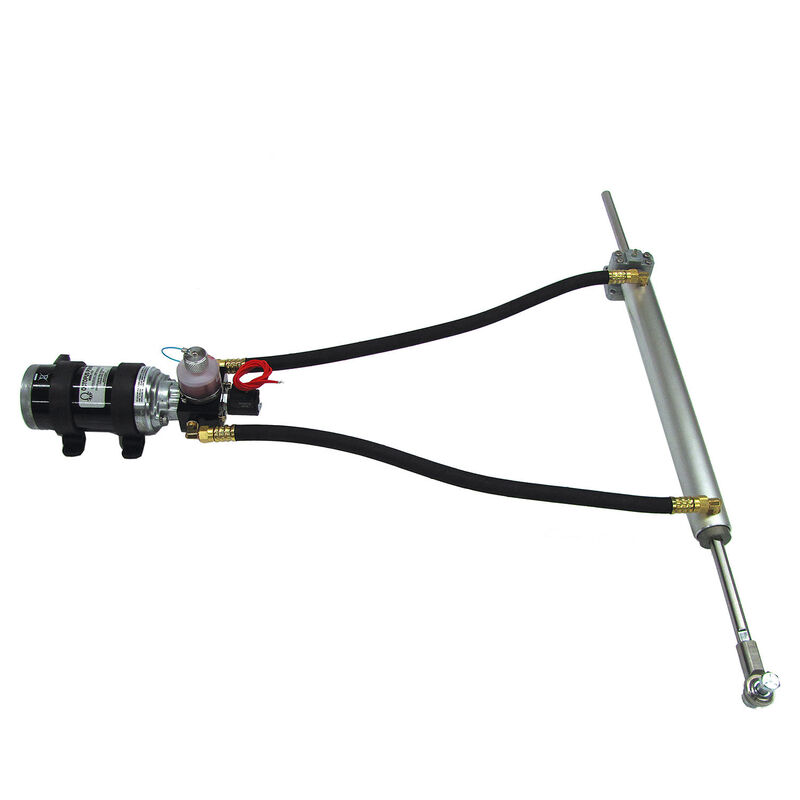 12 V 1 Liter 7" Hydraulic Linear Autopilot Drive image number 0