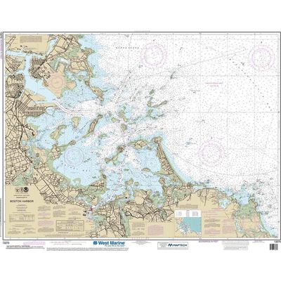 Maptech® NOAA Recreational Waterproof Chart-Boston Harbor, 13270