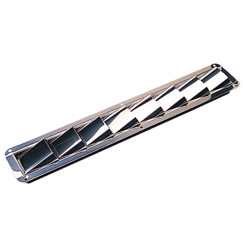 8-Slot Streamlined Stainless Steel Louvered Vent image number 0
