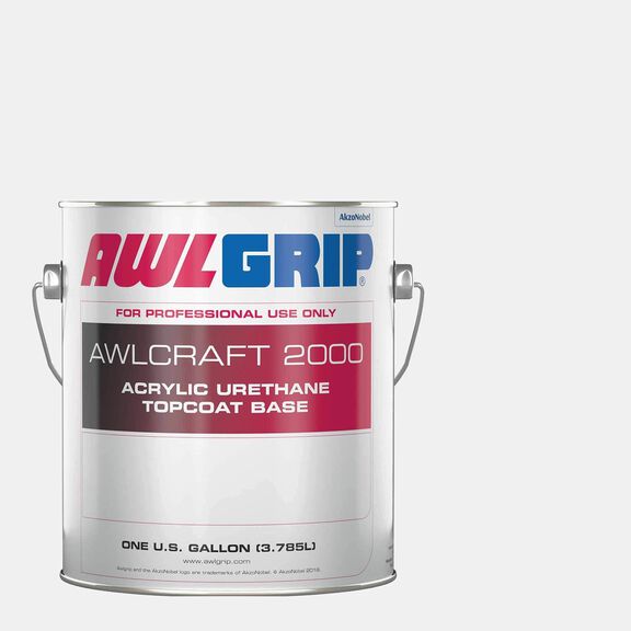 Awlcraft 2000 Acrylic Urethane High-Gloss Topcoat, Snow White, Gallon image number 0
