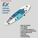 10'6" Voyager EX Stand-Up Paddleboard image number 3