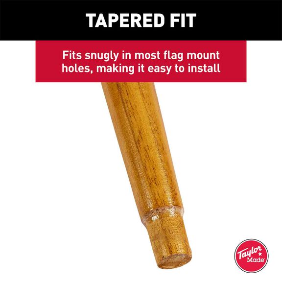 Teak Ensign Staff, 1" x 24" image number 5