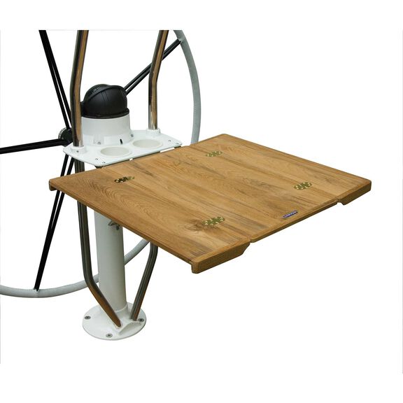 Solid Teak Table for Integra Pedestal image number 0